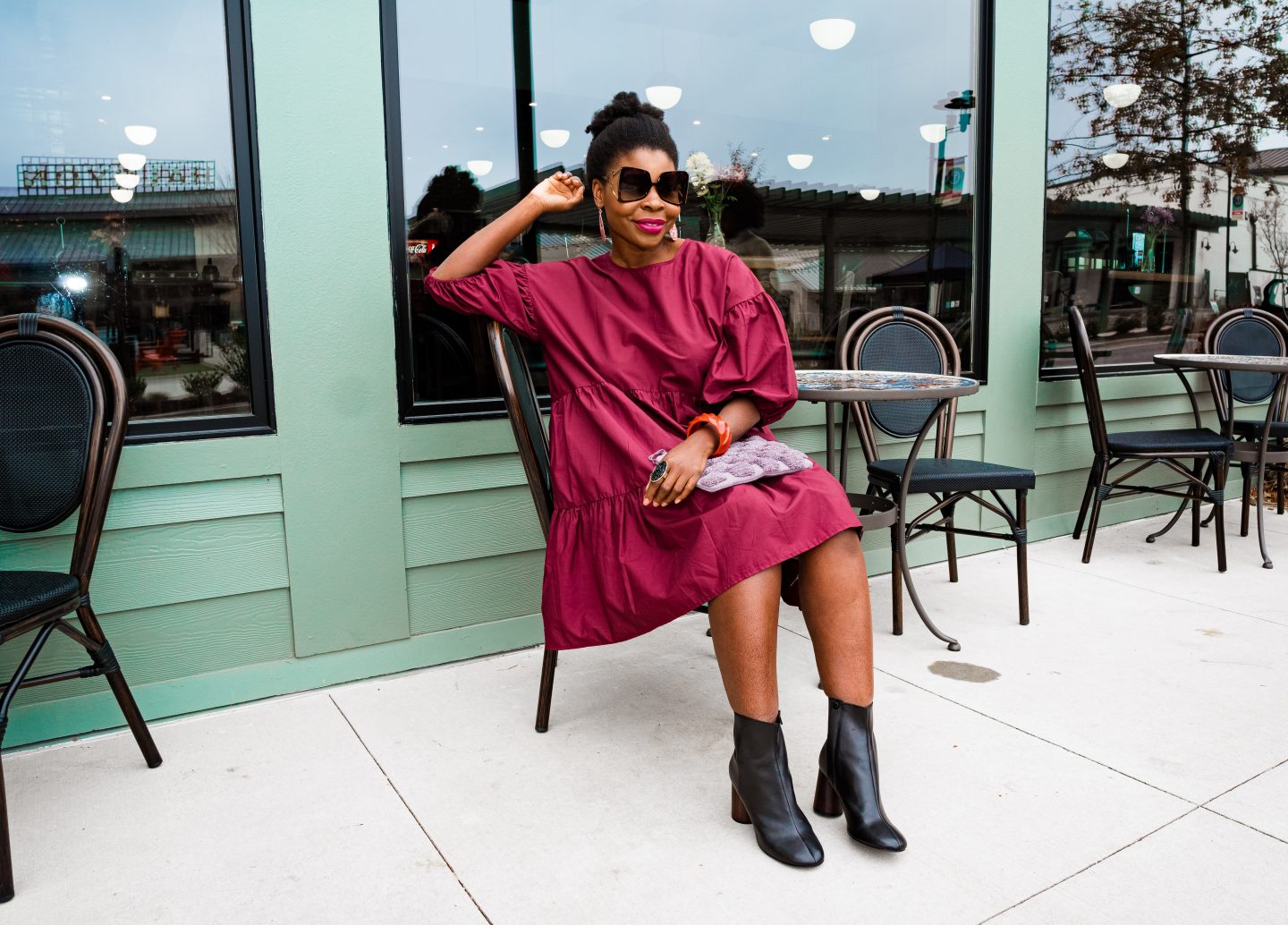 How To Wear Ankle Boots With Your Favorite Fall Dresses, tips featured by top Atlanta fashion blogger, Hurry in Time