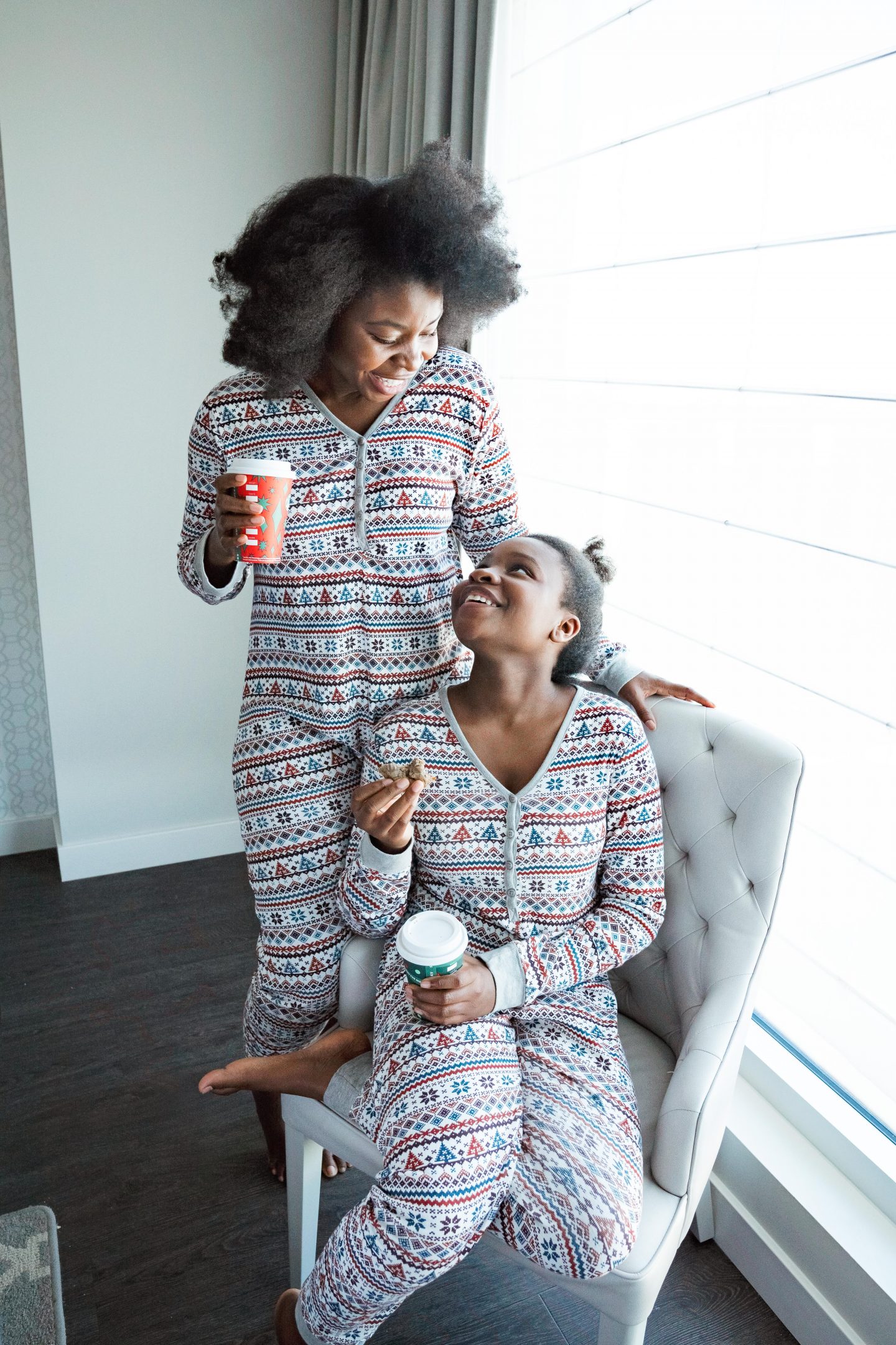 Theo + Leigh Christmas Pajamas styled by top Atlanta lifestyle blogger, Hurry in Time